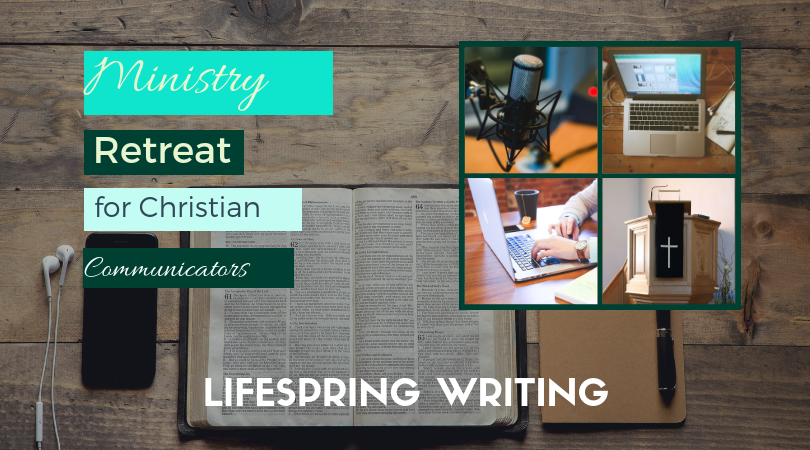 If you need a ministry retreat you can do at your own pace, from the comfort of your own home, this e-course is for you. As Christian communicators, our messages, plans, and marketing need to be grounded in God. This course will help you clarify how you can best serve God in your ministry of writing, podcasting, or speaking. You'll reflect, dream, and plan to prepare you to grow your ministry in the way God has prepared you to. #blogging #podcasting #writing #speaking #preaching